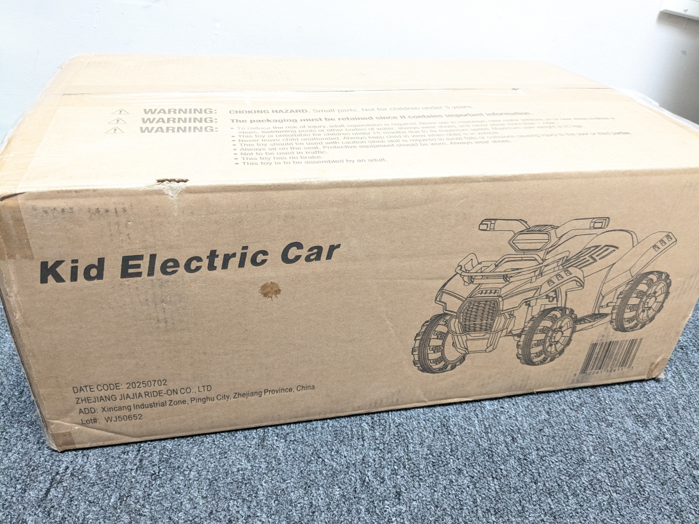 Electric Black Kids 4 Wheeler ATV Ride On Car - photo 4
