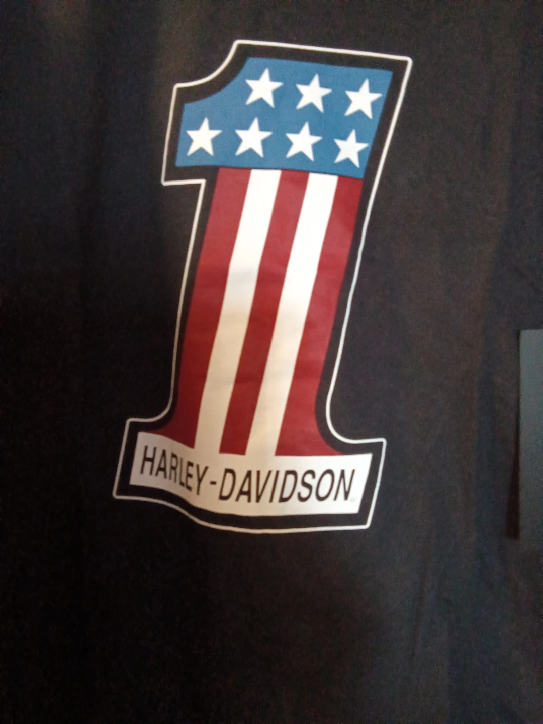Harley-Davidson "Number 1" Long Sleeve T-Shirt Medium - photo 2