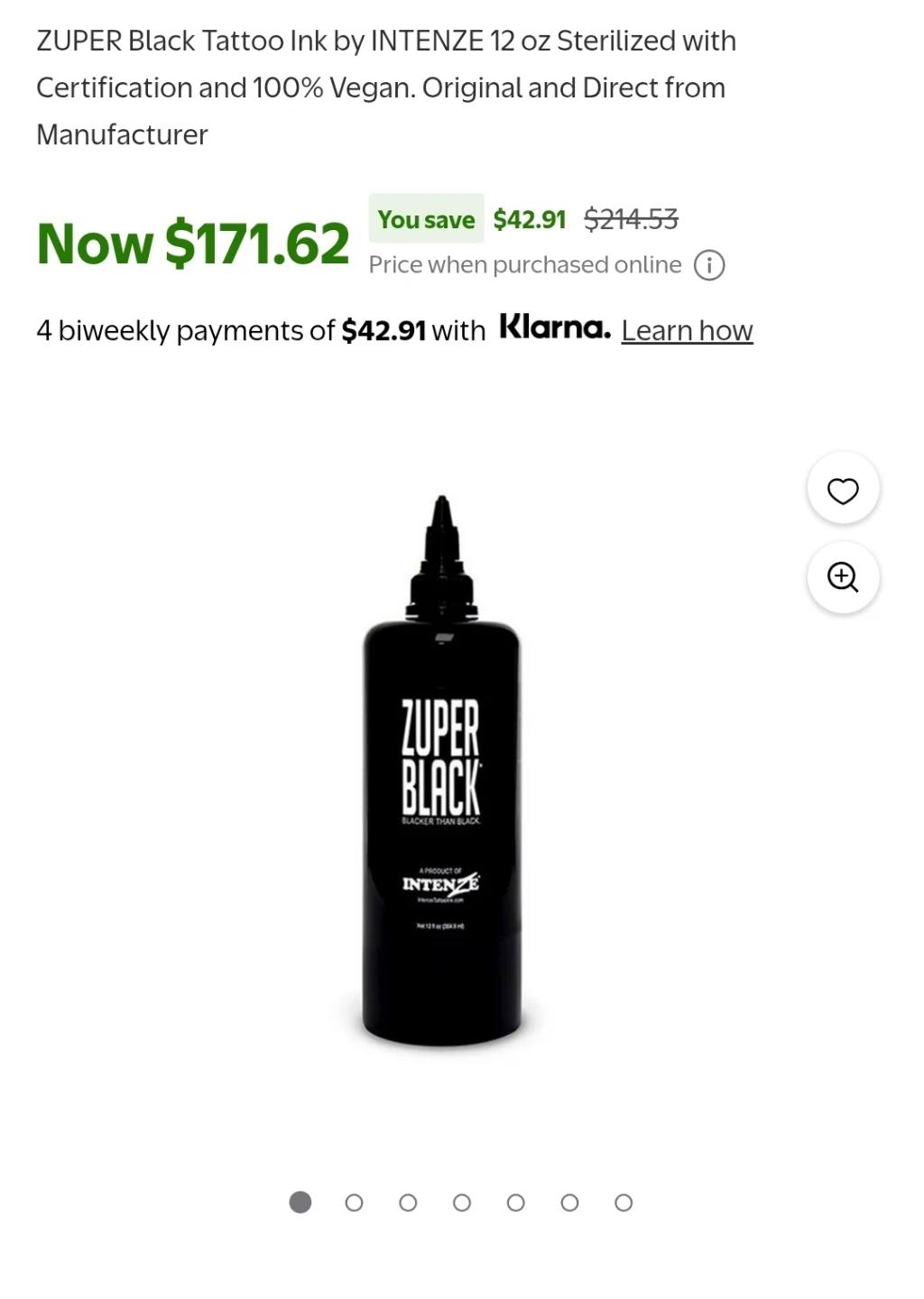 Intenze Zuper Black Tattoo Ink (12oz) + Grip Wrap Bonus - photo 2