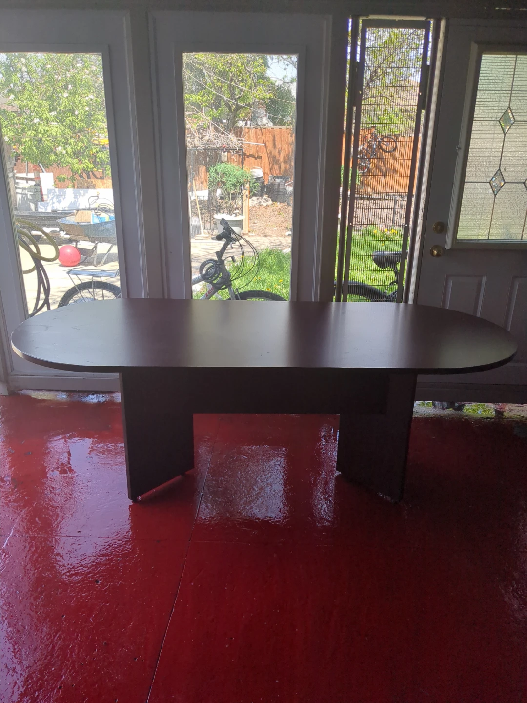 Large Oval Conference Table - photo 2
