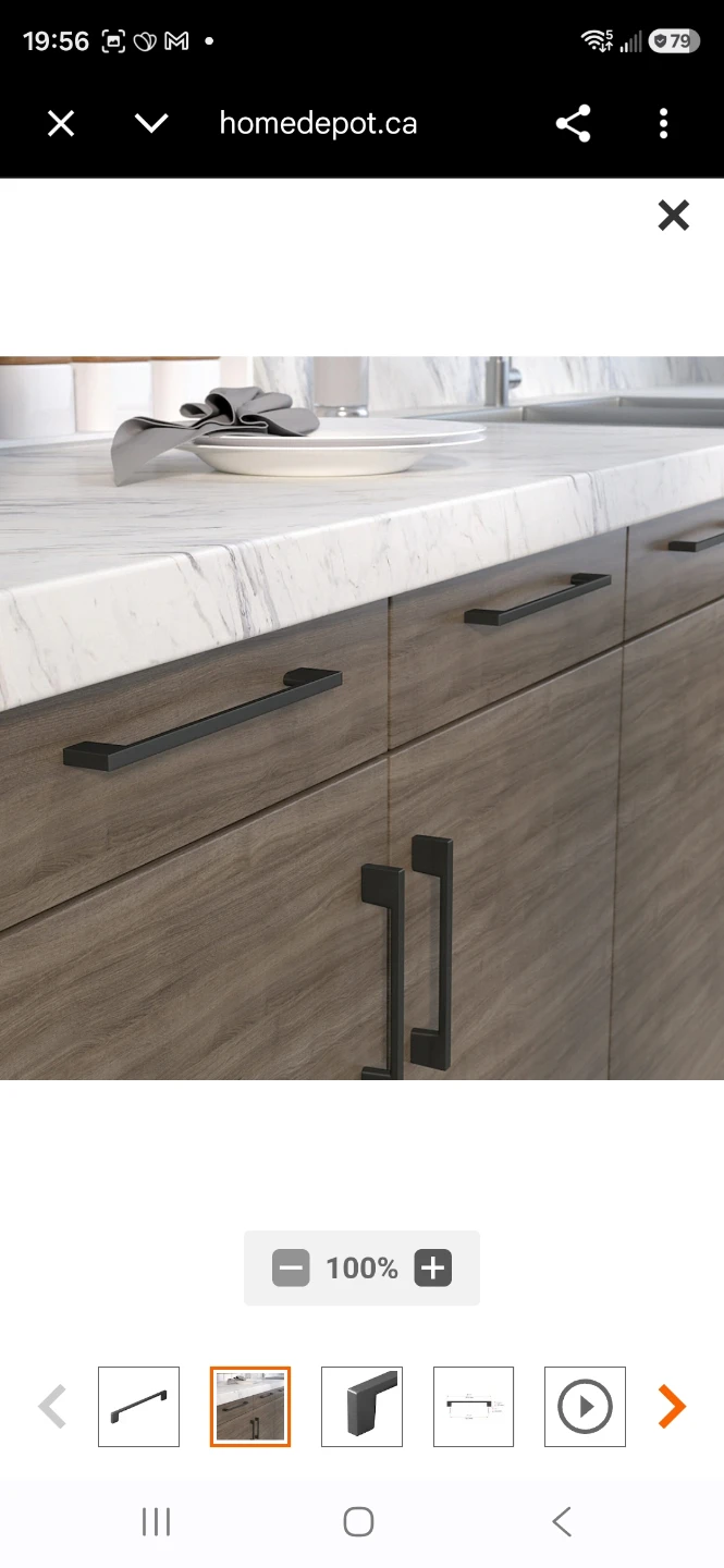 Kitchen Hardware - Richelieu Hardware Drawer Pull