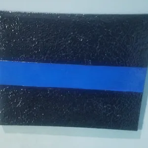 Thin Blue Line Textured Painting Police Law Enforcement NYPD