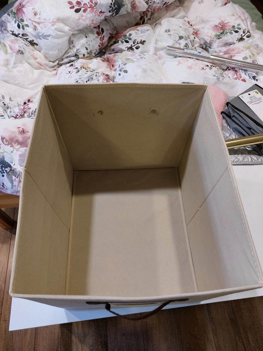 Fabric storage boxes - Set of 4 - photo 3