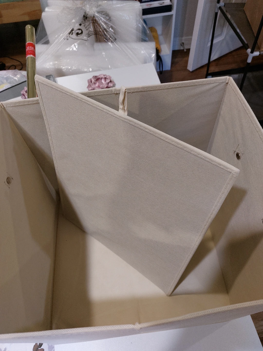 Fabric storage boxes - Set of 4 - photo 4