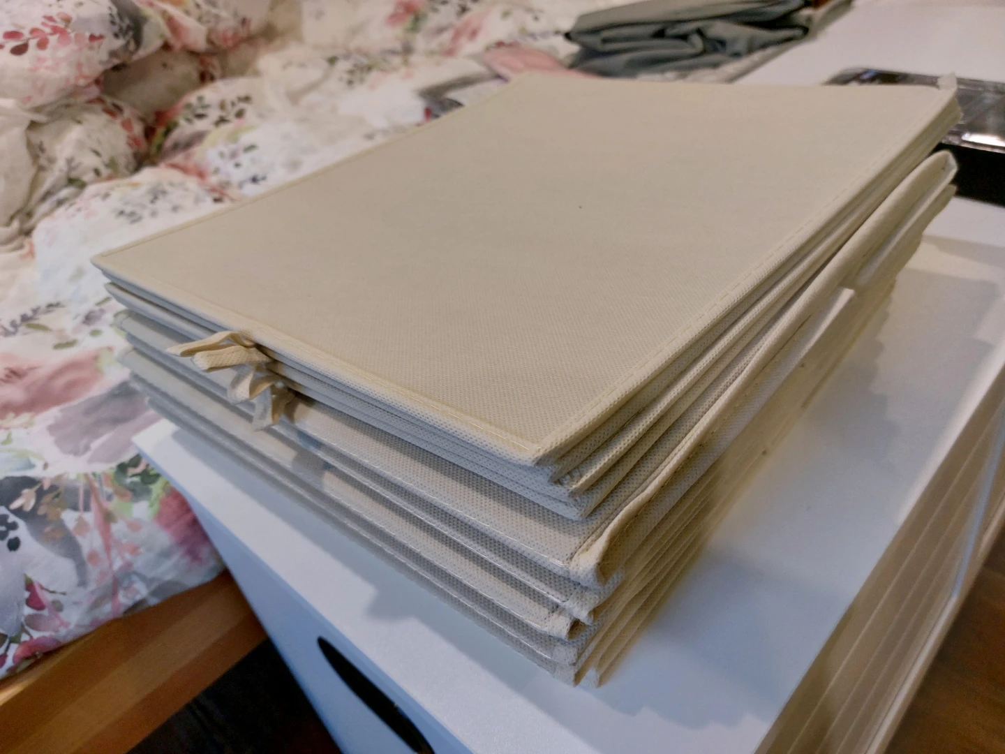 Fabric storage boxes - Set of 4 - photo 5