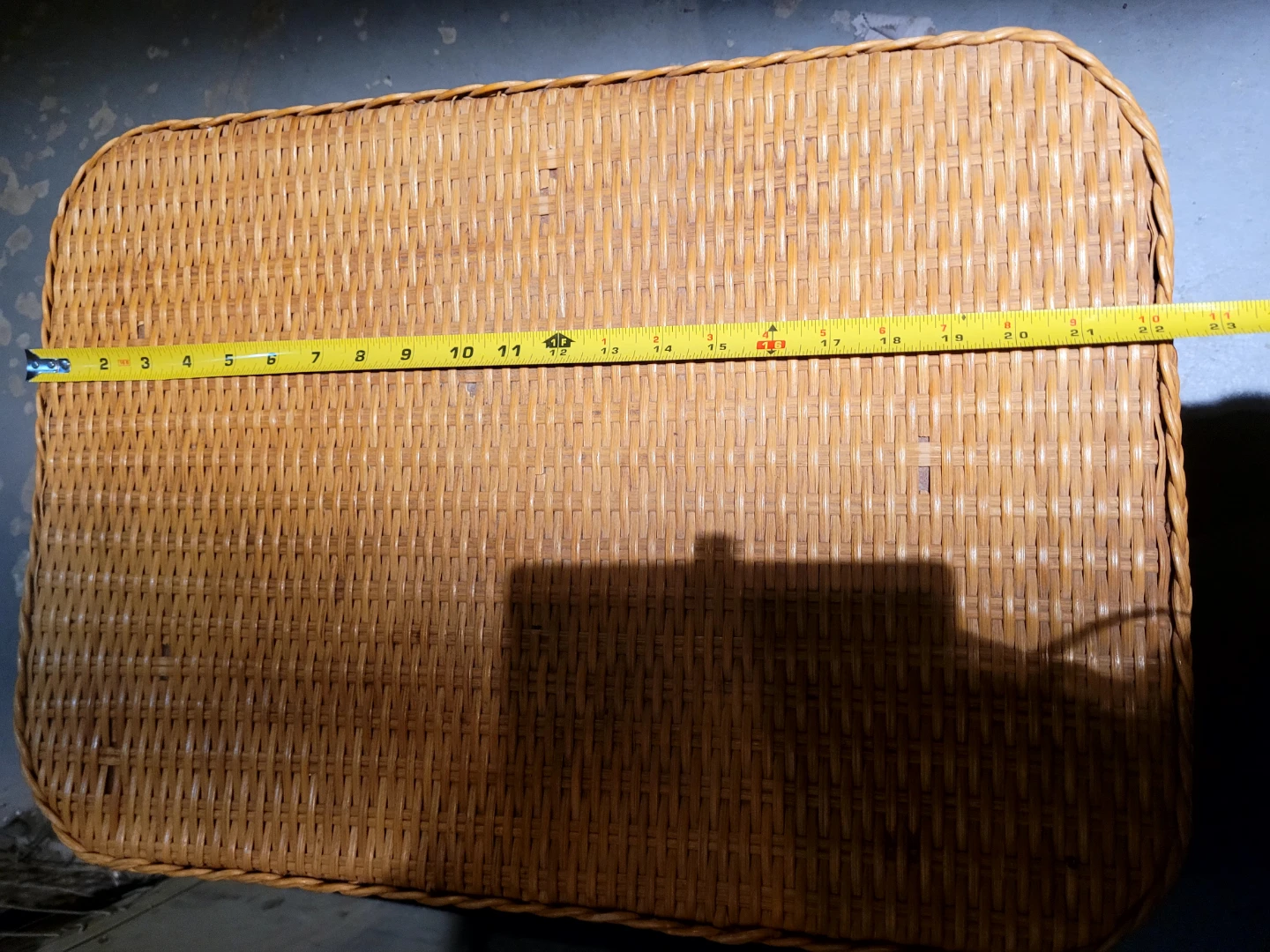 Wicker Side Table with Shelf🥕🌱 bingo - photo 2