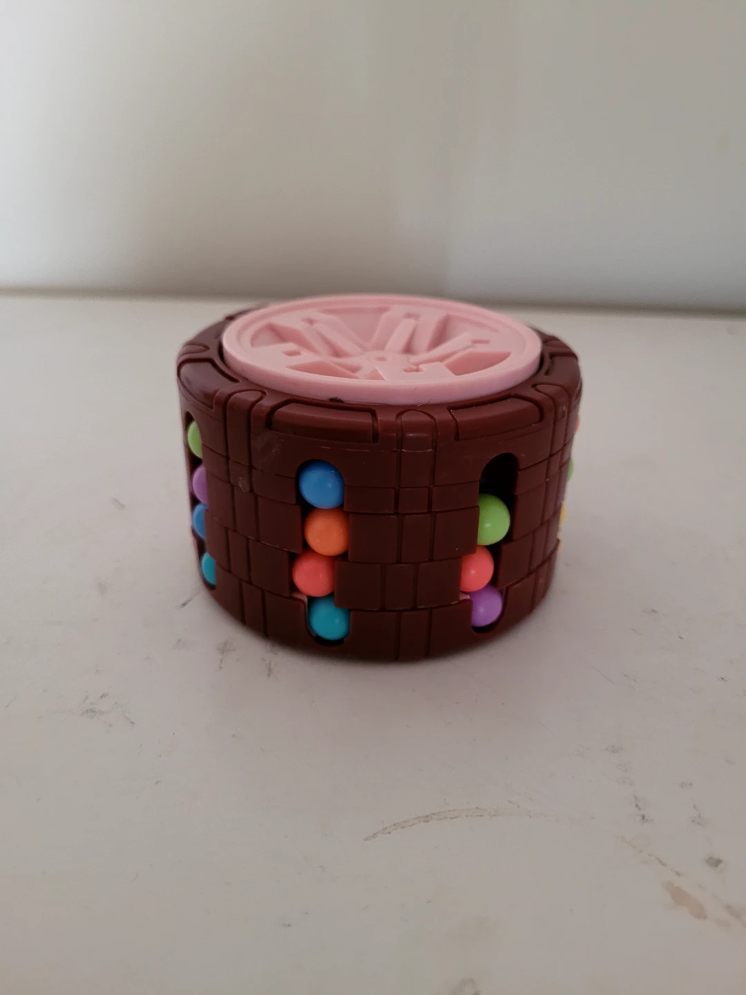 Spinning Puzzle Toy with Coloured Beads🥕 freecylle