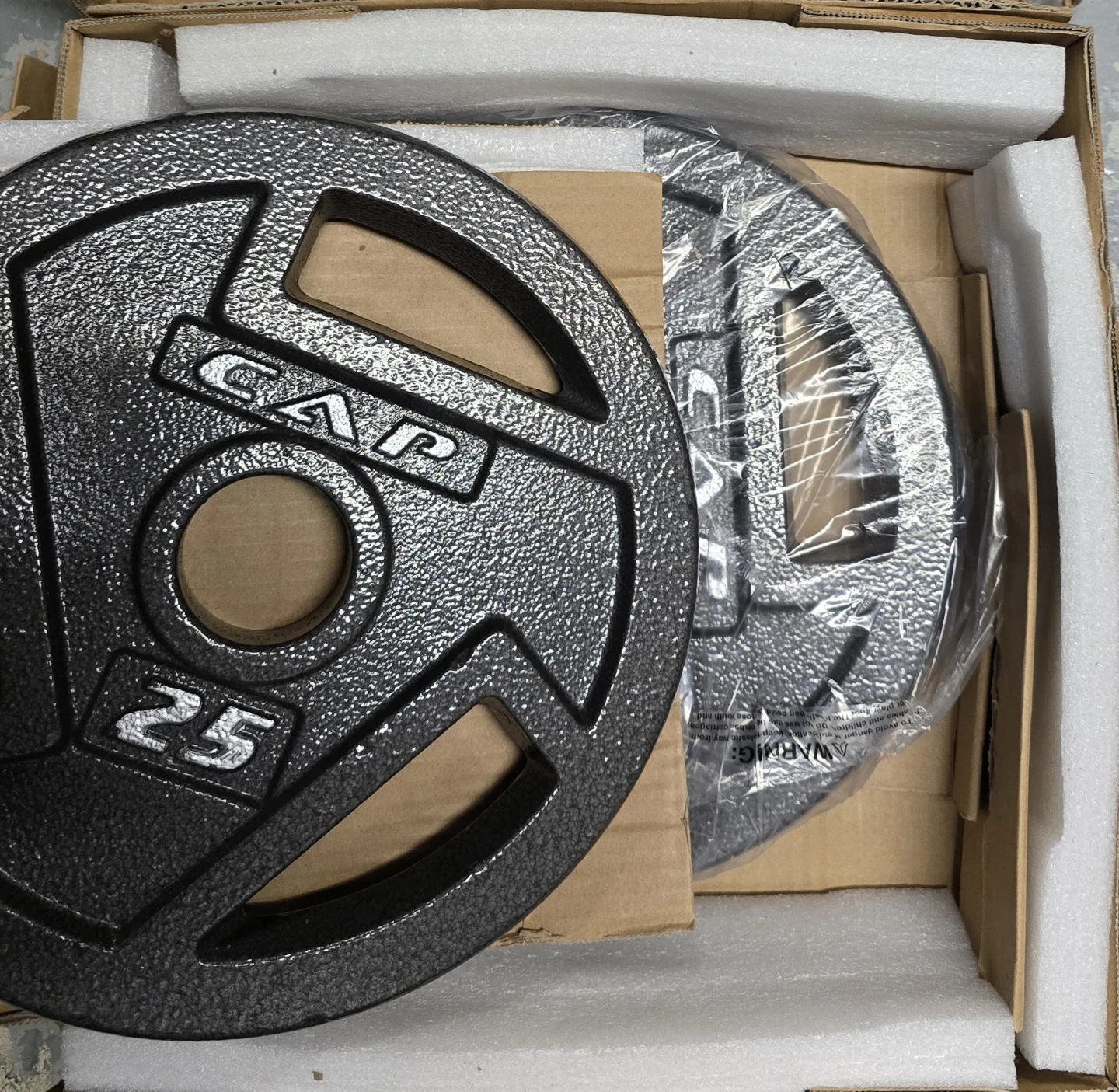 CAP 25lb Weight Plates (2-pack)