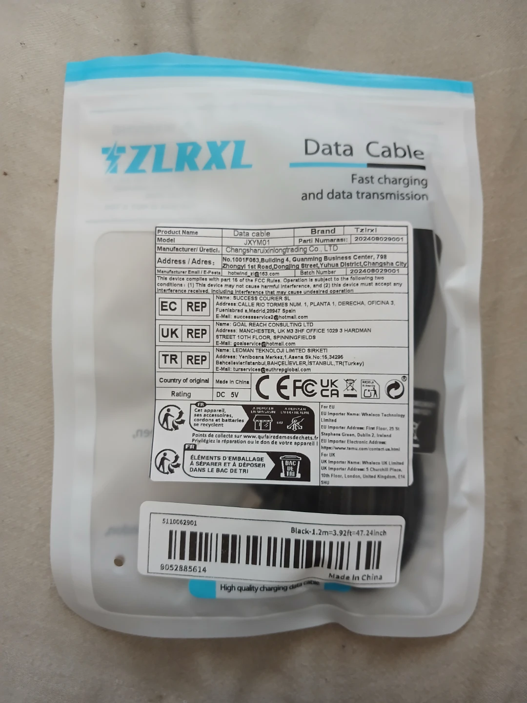 ZLRXL USB To USB-C, Micro USB, & Lightning Data Cable - photo 2