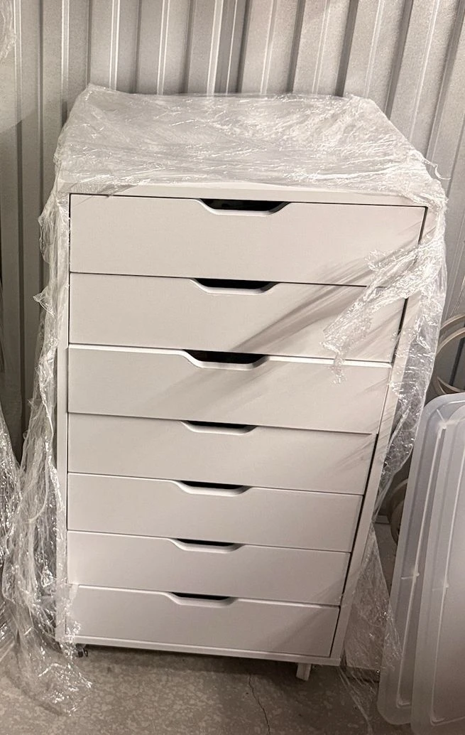 IKEA White 7-Drawer Storage Unit