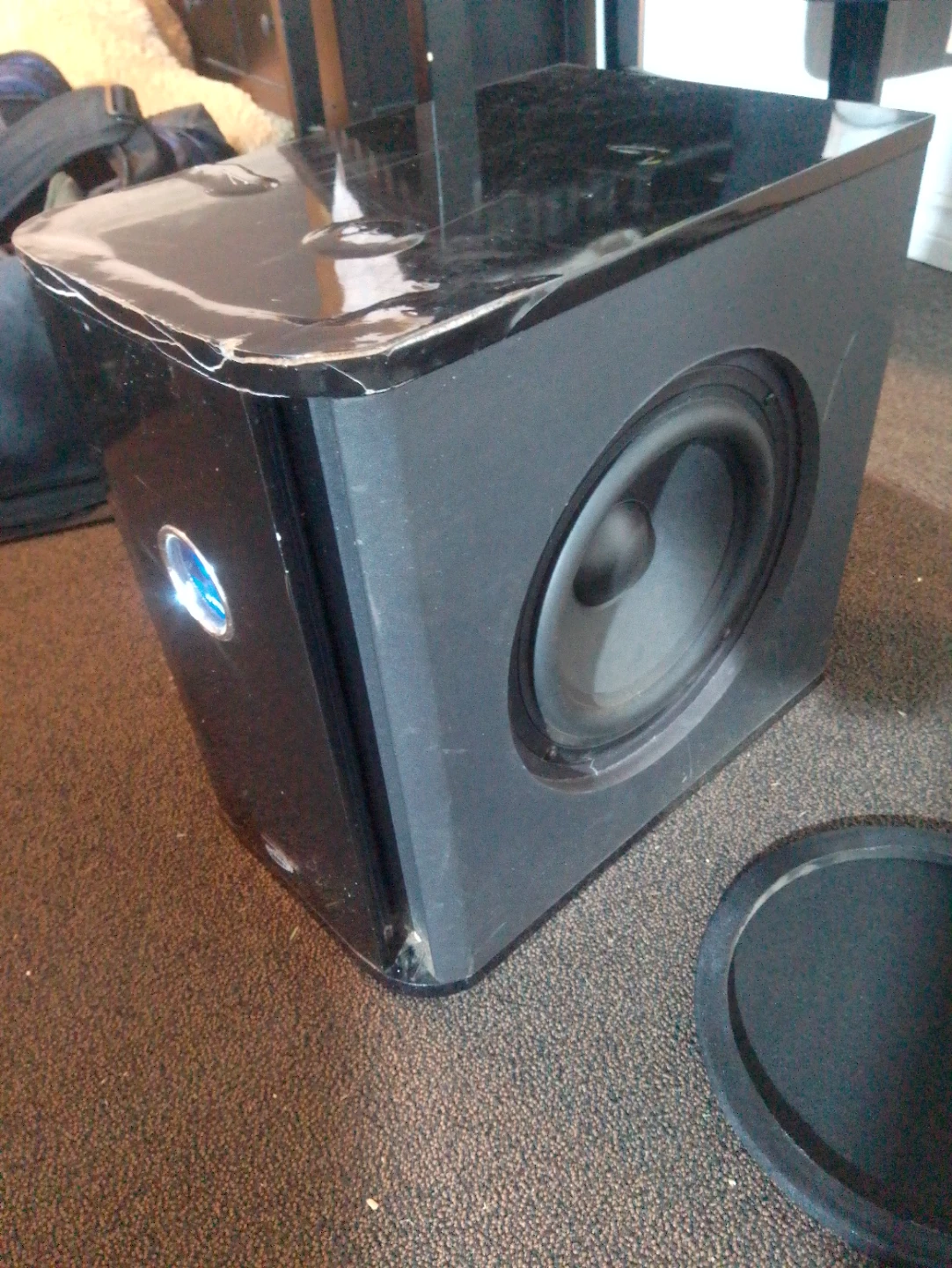 Black Subwoofer Speaker