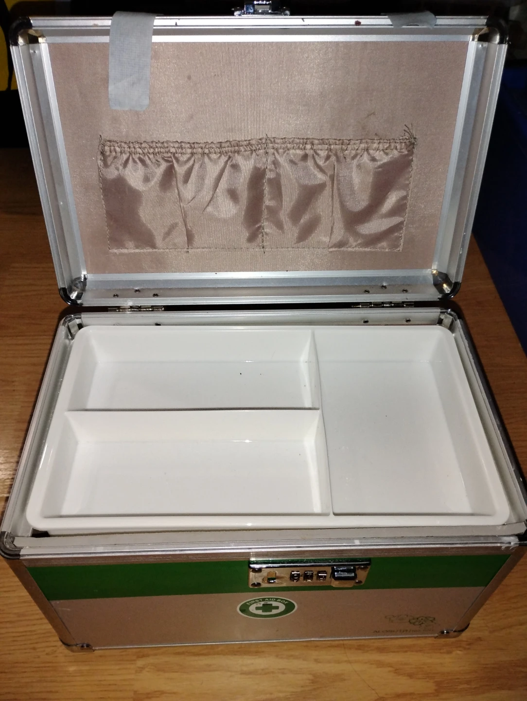 Aluminum First Aid Box with Combination Lock - photo 3