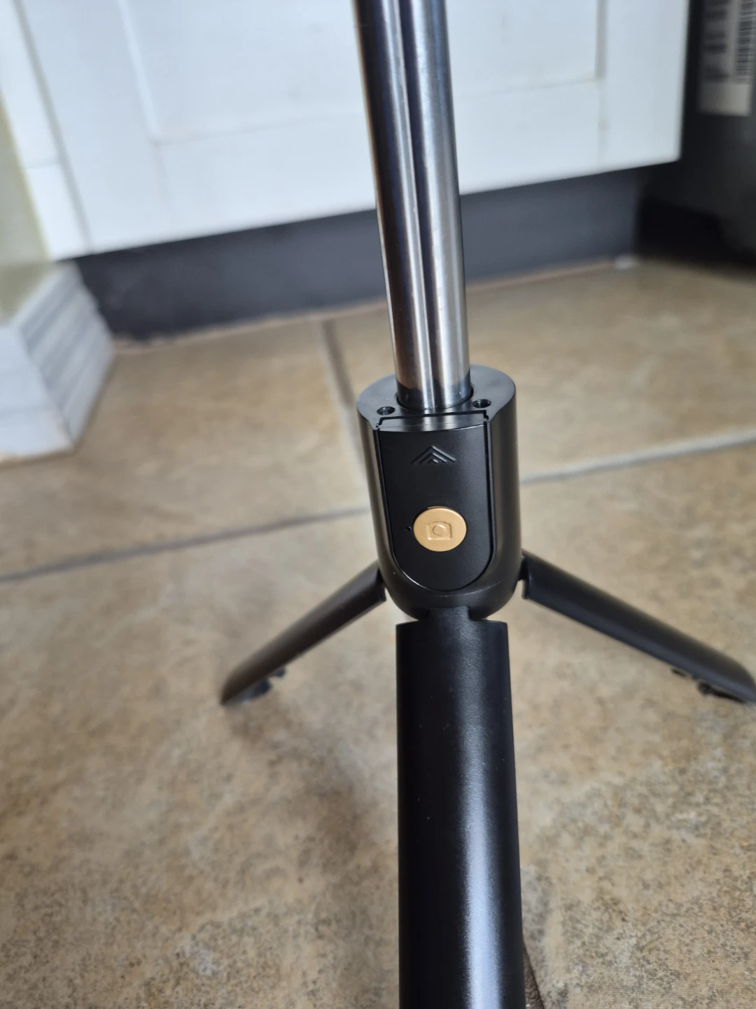 Black Selfie Stick Tripod with Bluetooth Remote - photo 3