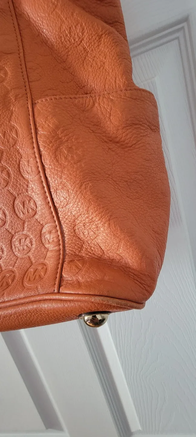 Michael Kors Orange Leather Tote Bag - photo 5