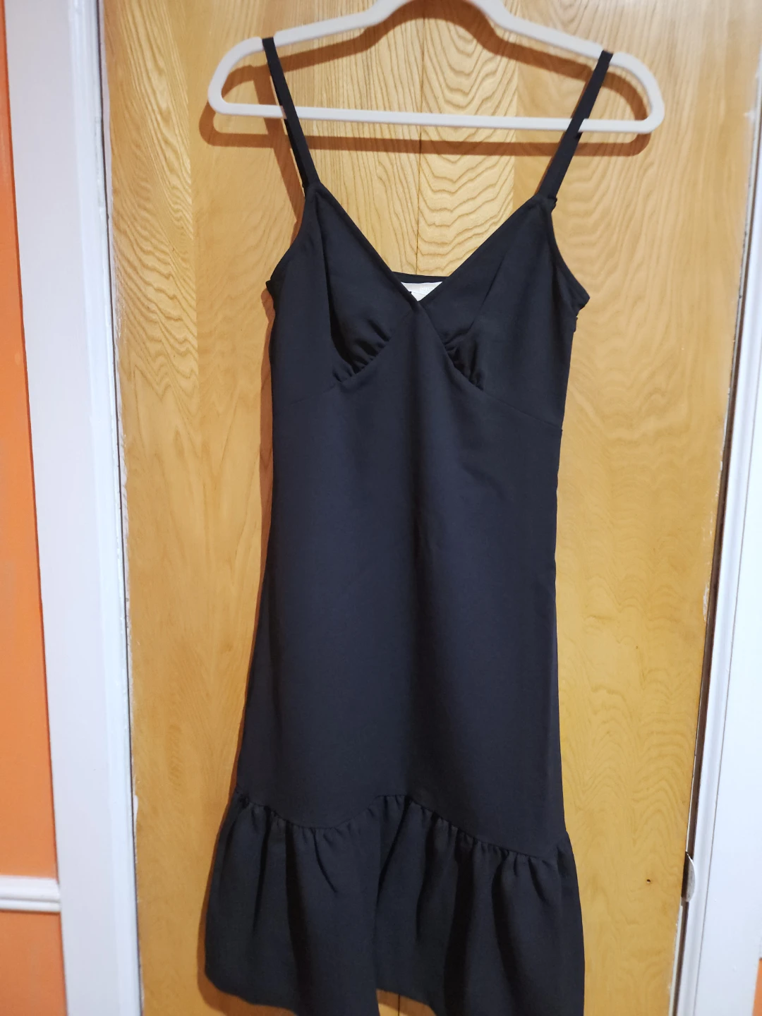MICHAEL Michael Kors Black Ruffle Hem Dress XXS