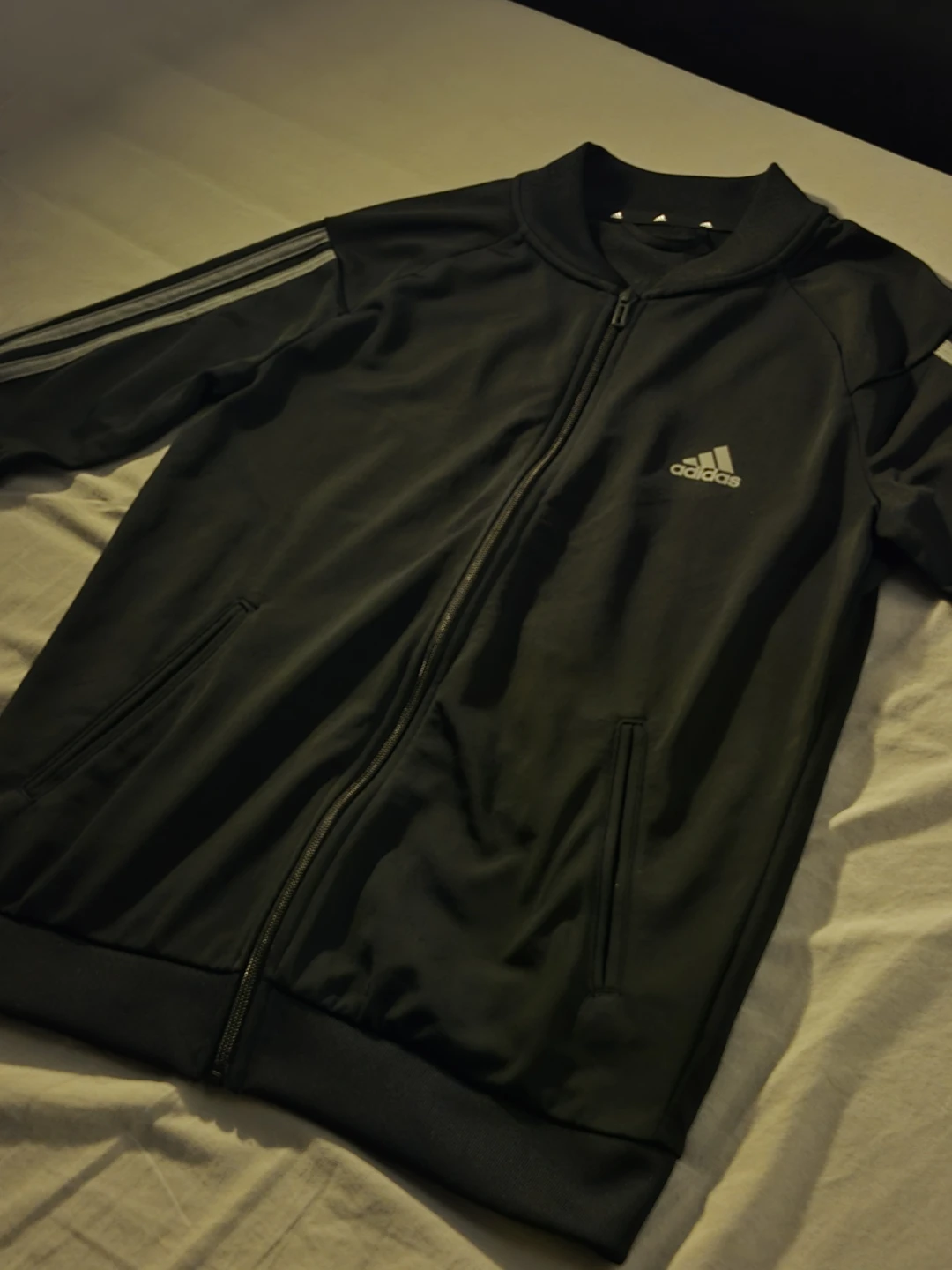 XL Adidas black zip up long sleeve - photo 3