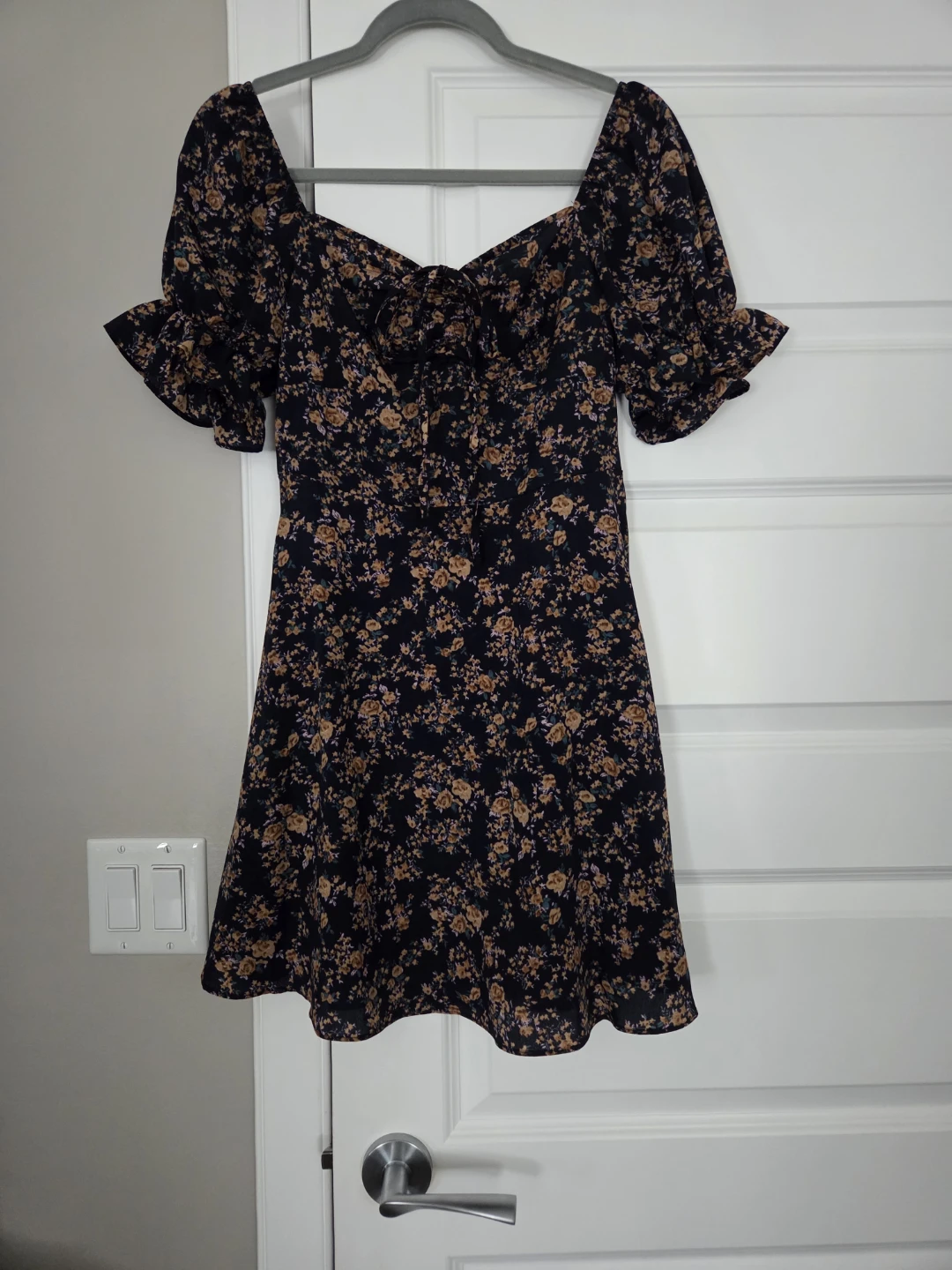 Floral Puff Sleeve Dress