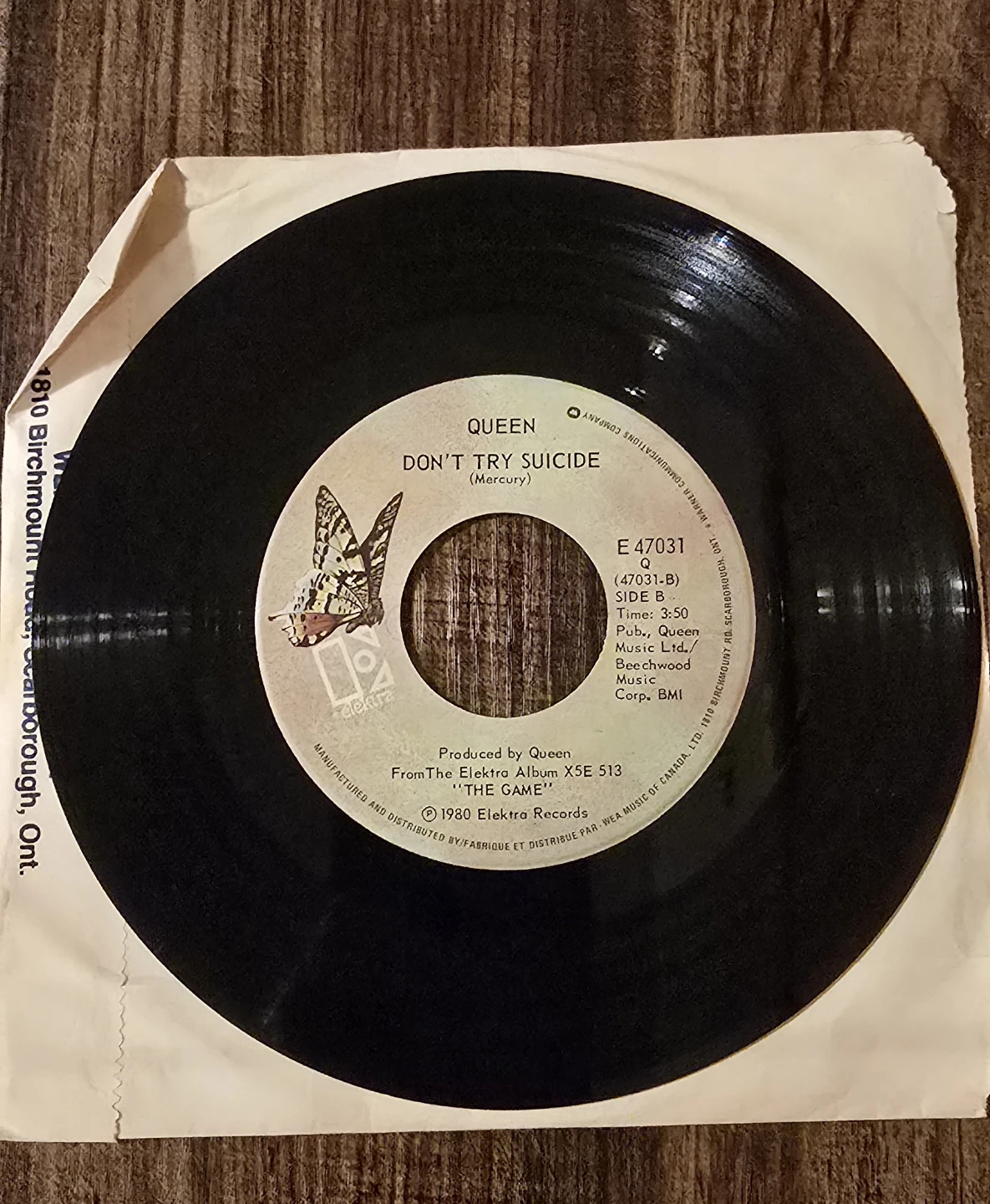 Queen 45 Another One Bites The Dust/Don't Try Suicide - photo 2