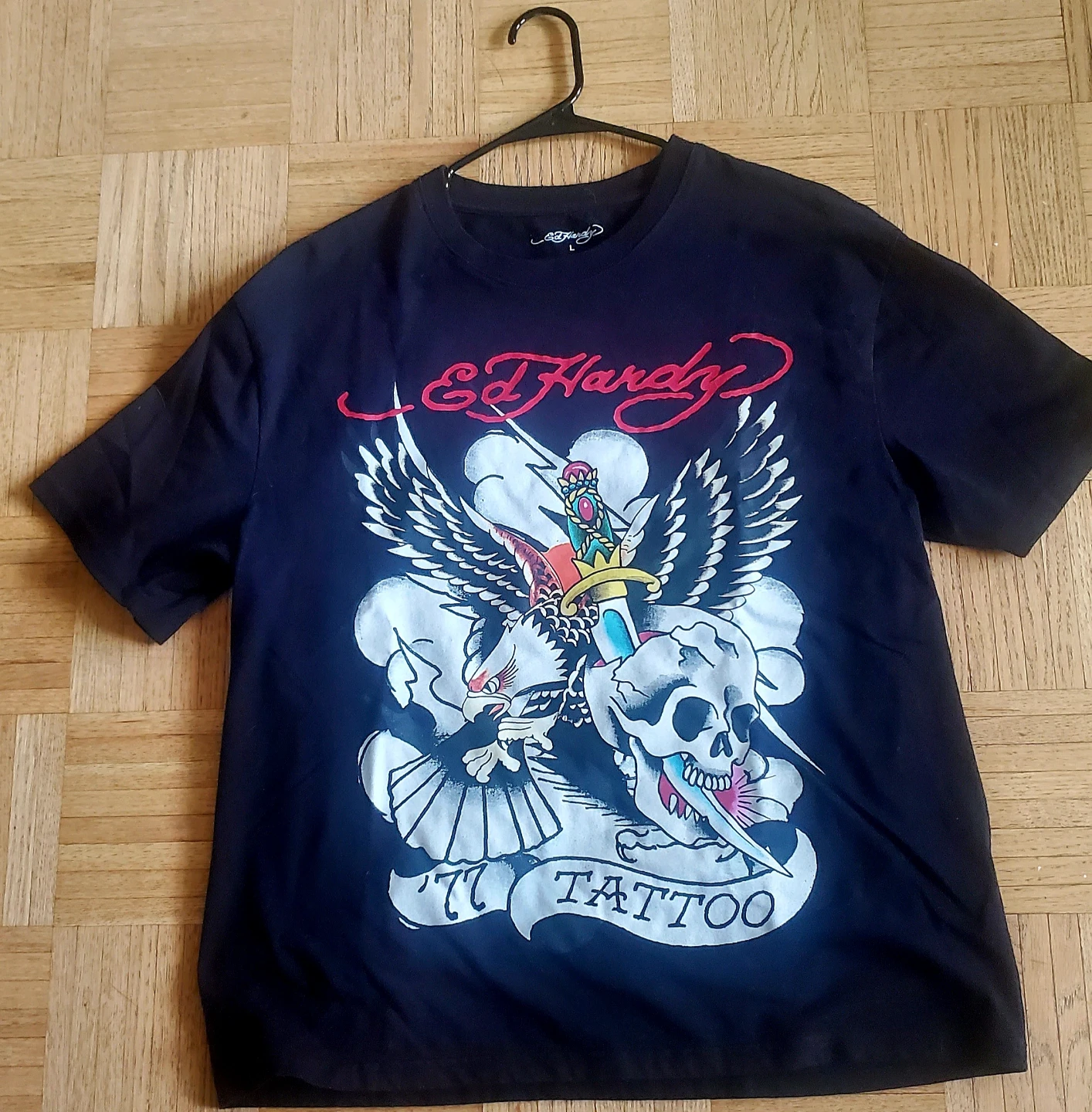 Ed Hardy "27 Tattoo" Graphic T-Shirt