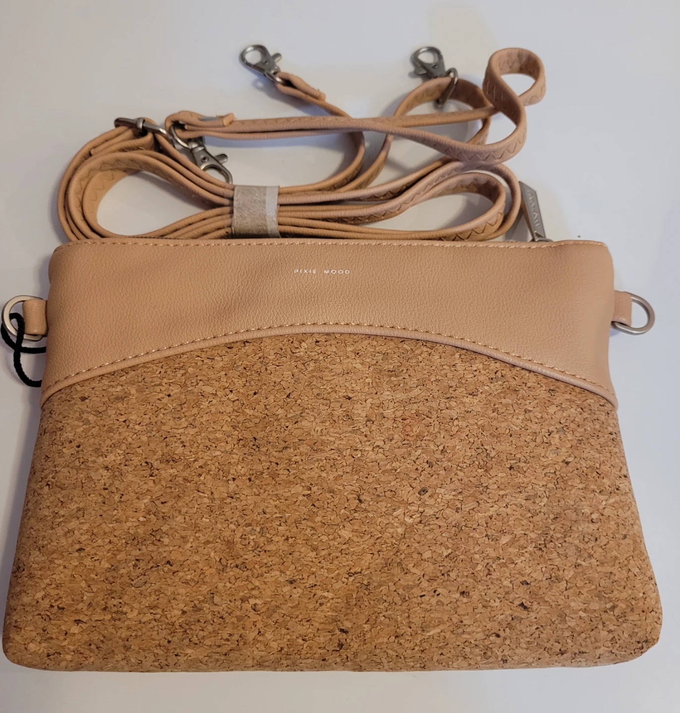 Pixie Mood Nicole Small Pouch - Tan Cork - photo 3