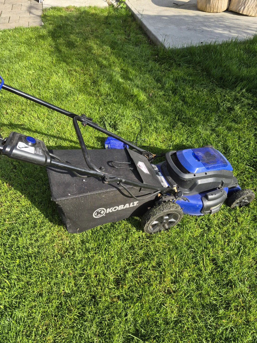 Kobalt 40V MAX 19" Cordless Electric Lawn Mower with Batteries - photo 2