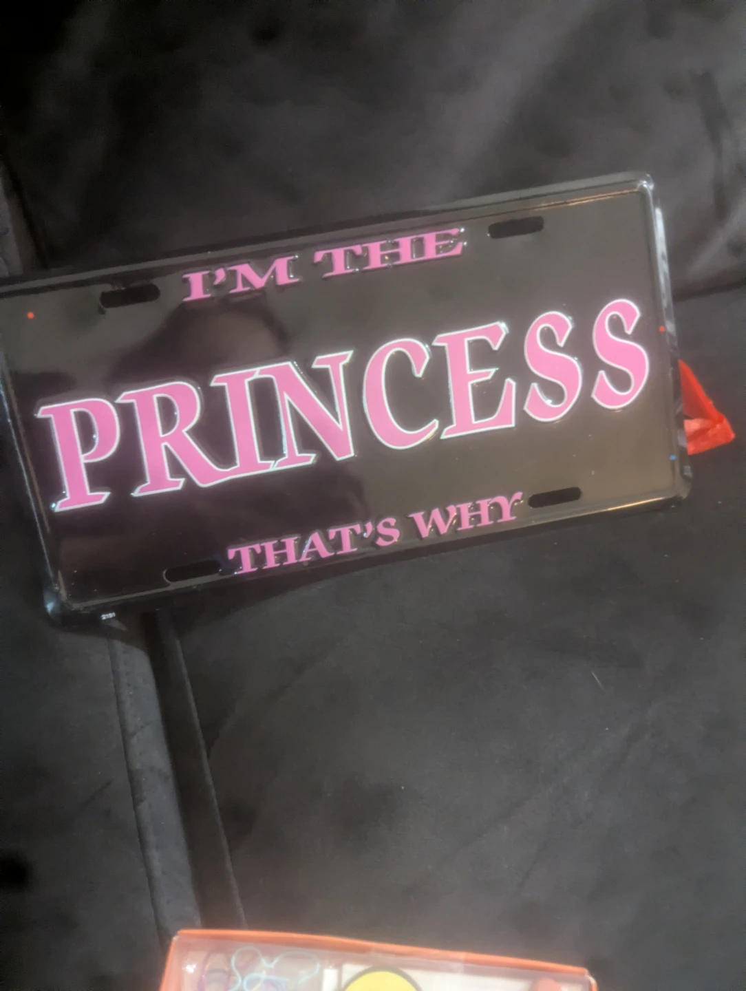 I'm the Princess That's Why Decorative Novelty Plate