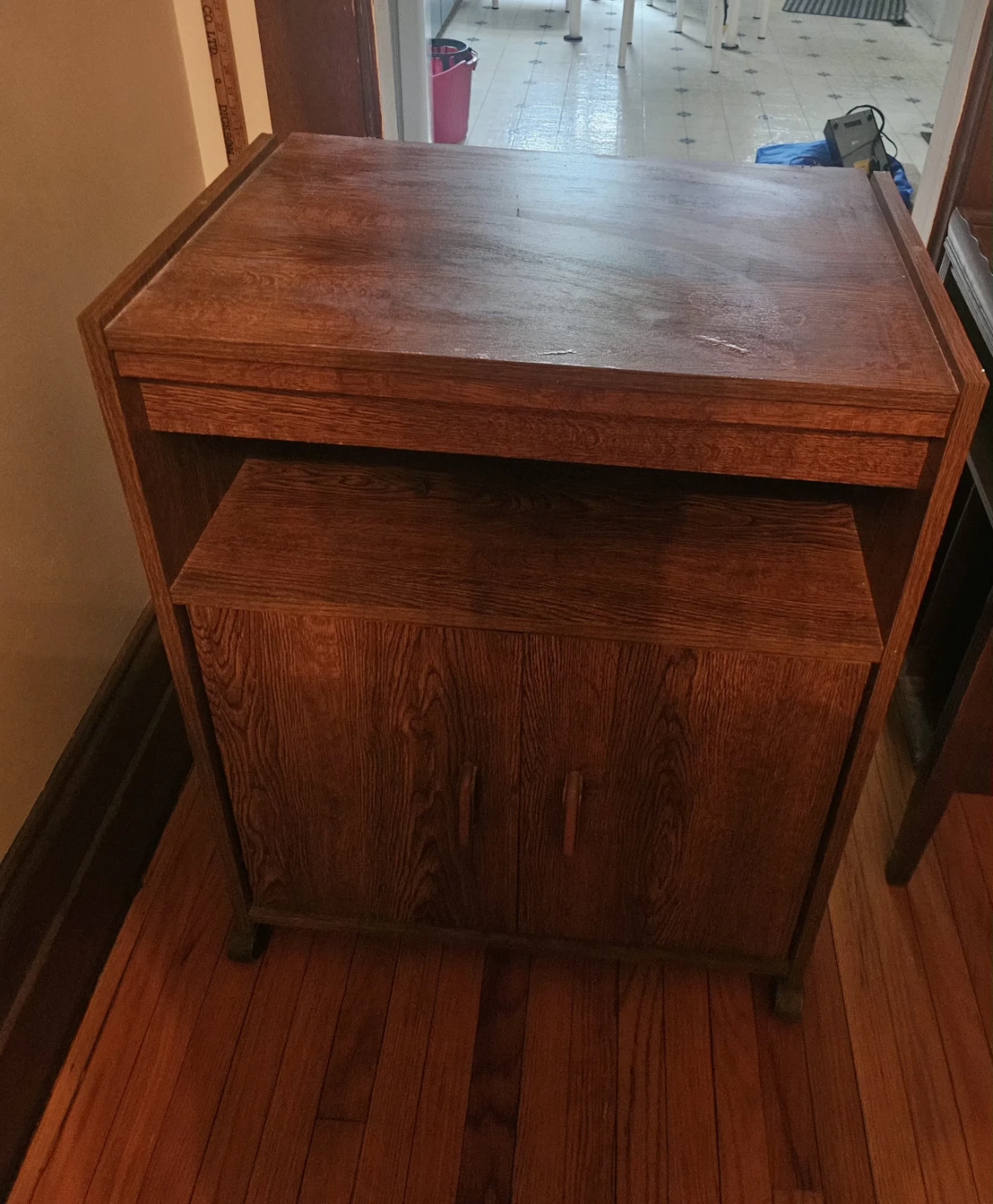 Wooden Side Table Cabinet - photo 3