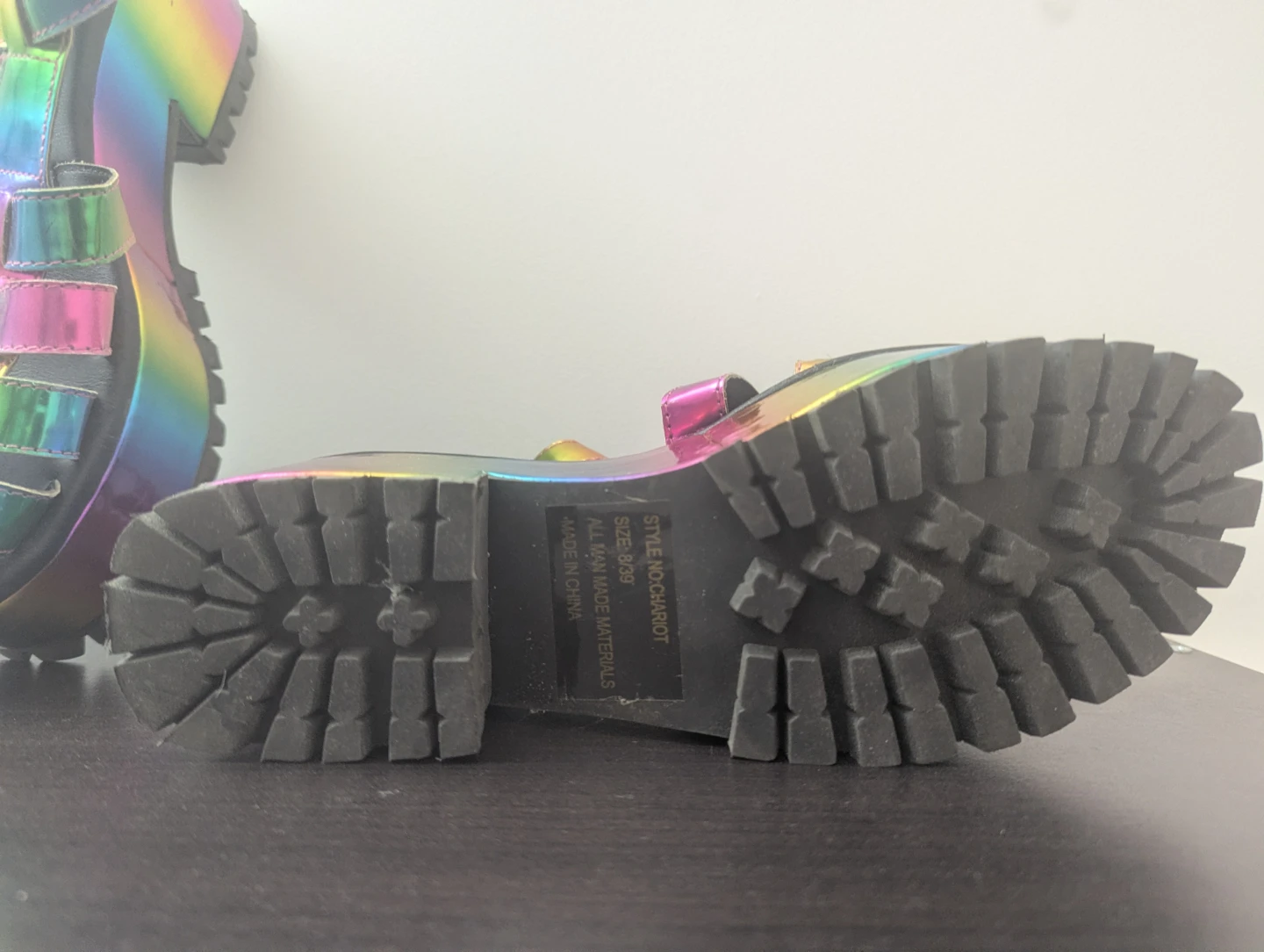 Rainbow Platform Chariot Sandals YRU - photo 2