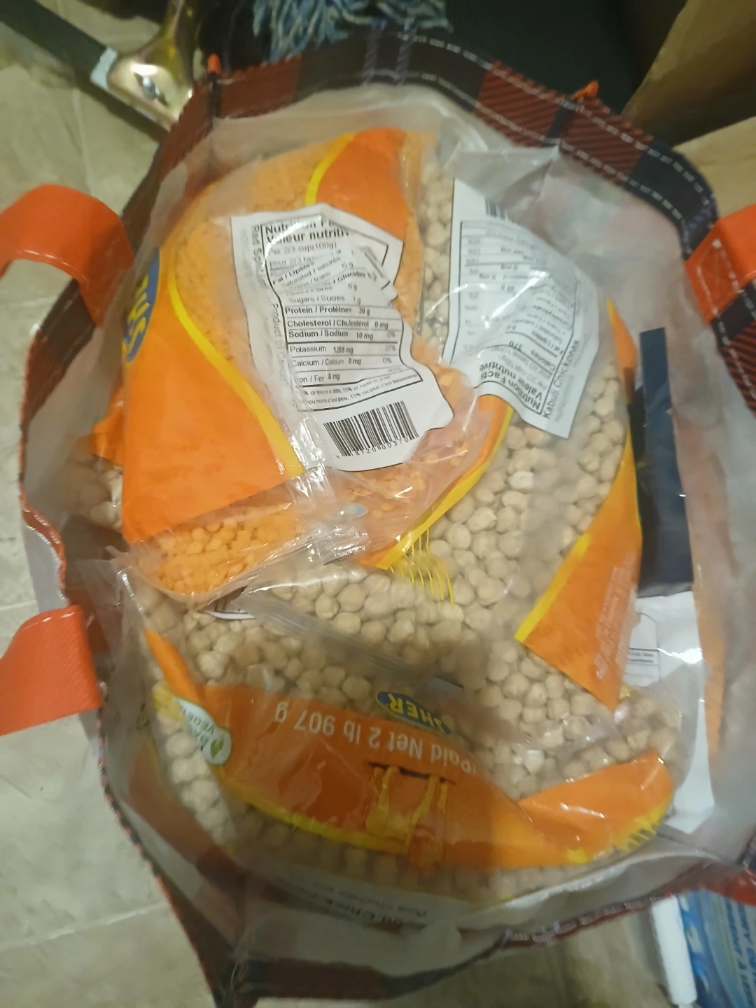 SHER Kabuli Chickpeas - 2 lb (907g)