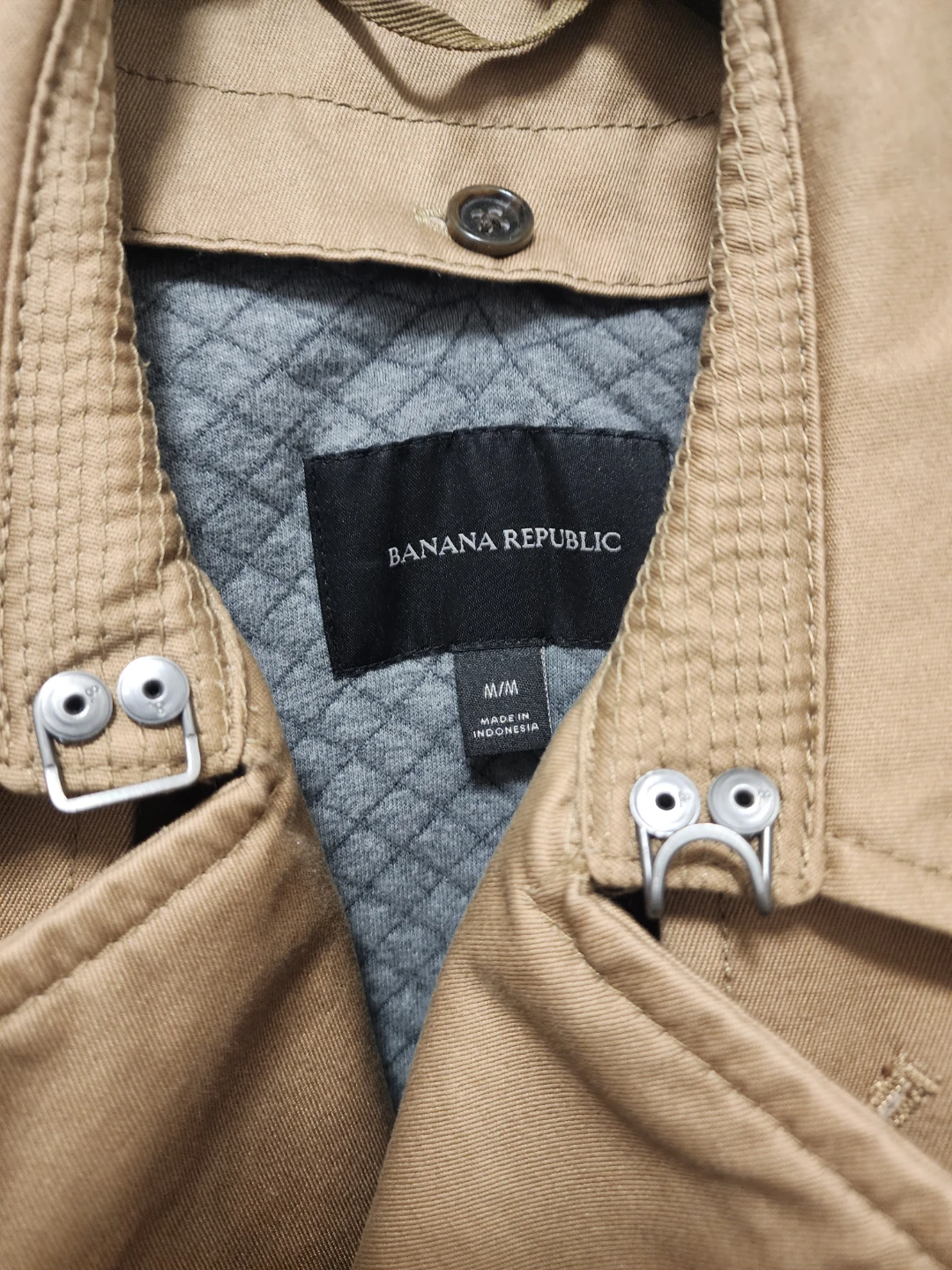 Banana Republic Tan Trench Coat - Size M - photo 2