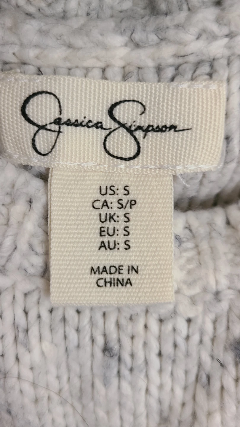 Jessica Simpson Women's Cable Knit Sweater - Size S - photo 2