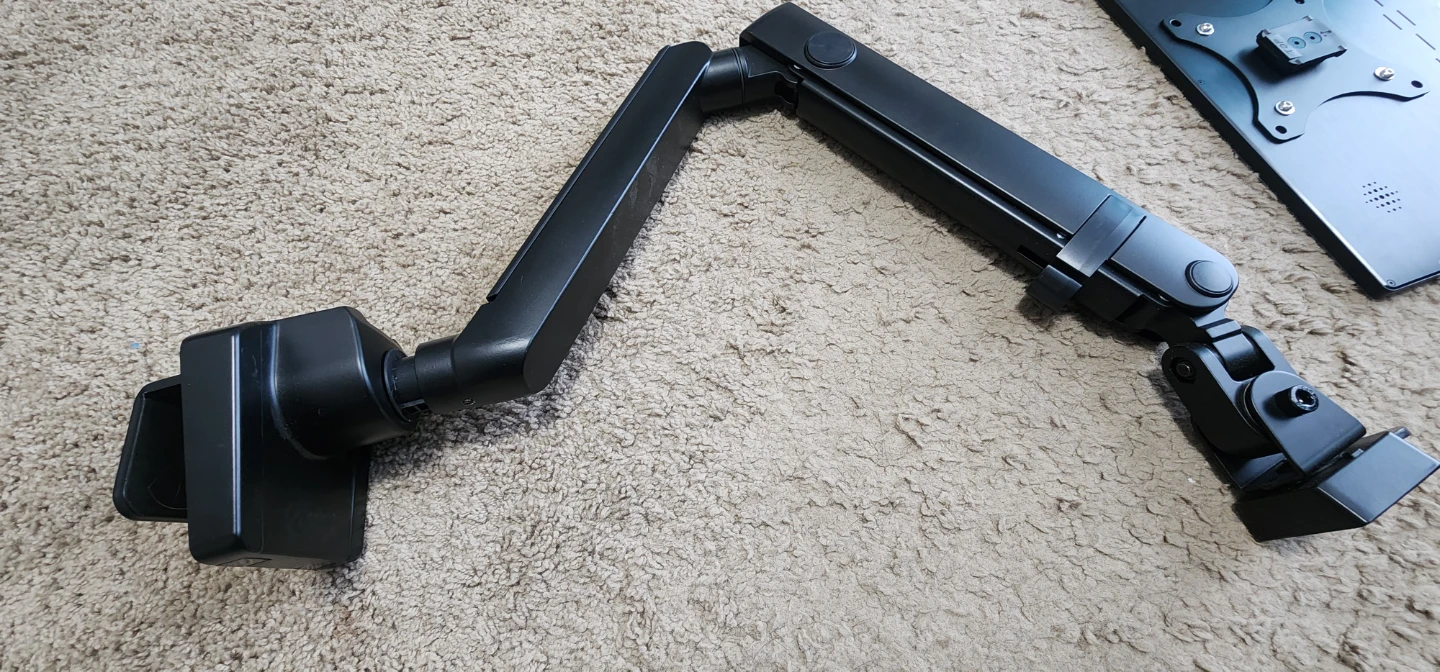 Black Adjustable Monitor Desk Mount Stand - photo 5