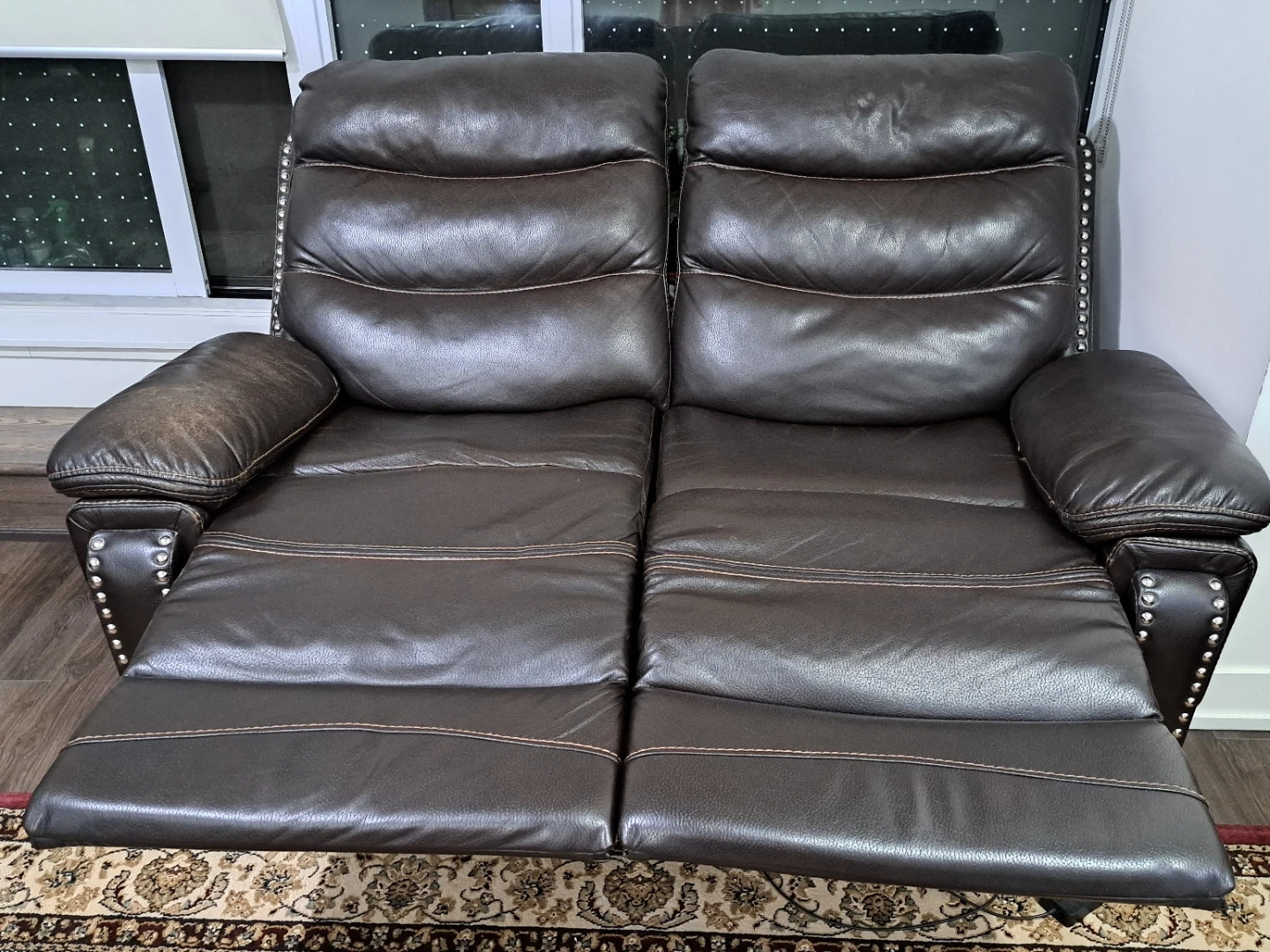 Dark Brown Sofa Set - photo 2