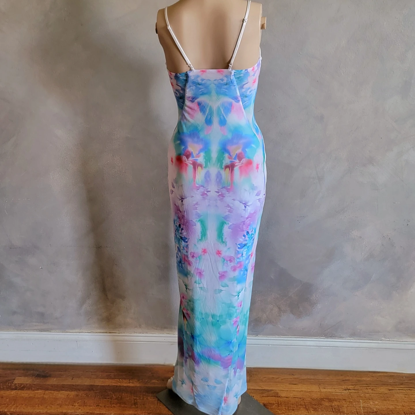 AFRM Alyson Mesh Panel Bodycon Maxi Dress NWOT - photo 4