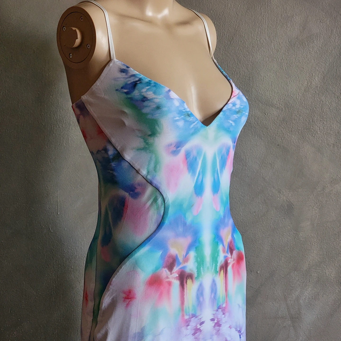AFRM Alyson Mesh Panel Bodycon Maxi Dress NWOT - photo 5