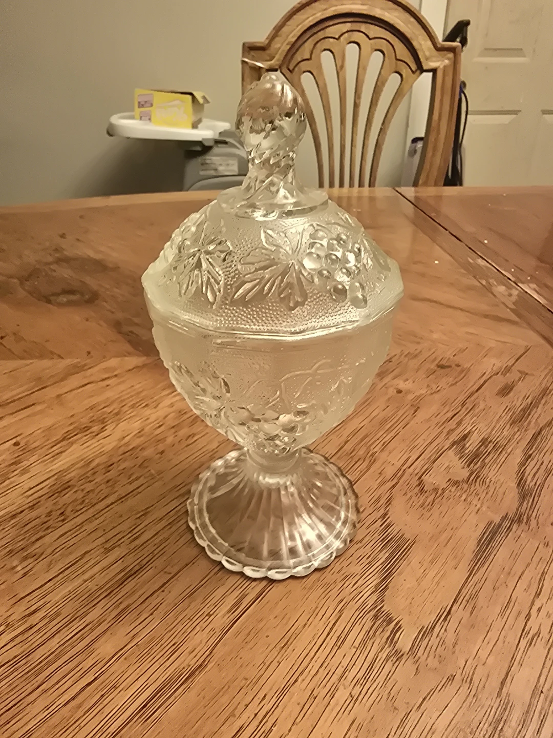 Glass Creamer and Sugar Bowl Set with Tray and Lidded Candy Dish - photo 3