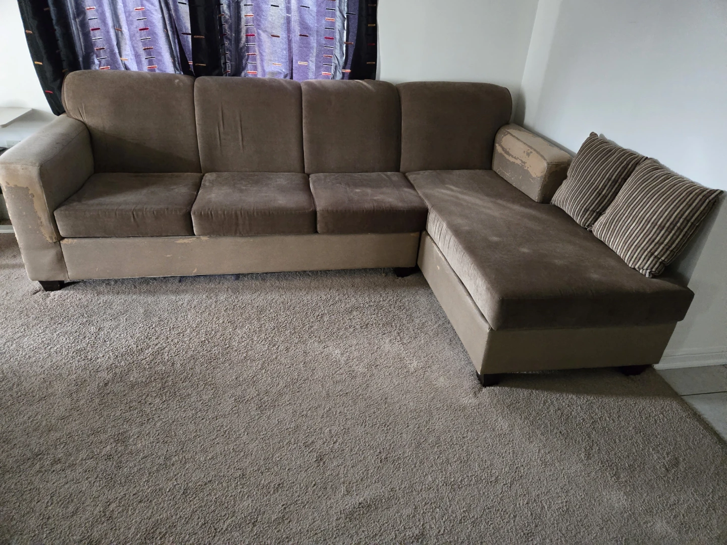 Brown Sectional Sofa