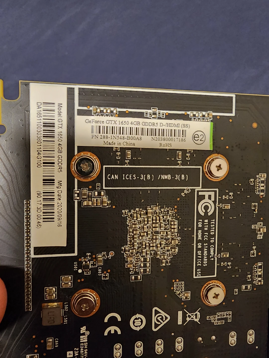 NVIDIA GeForce GTX 1650 4GB GDDR5 GPu - photo 4