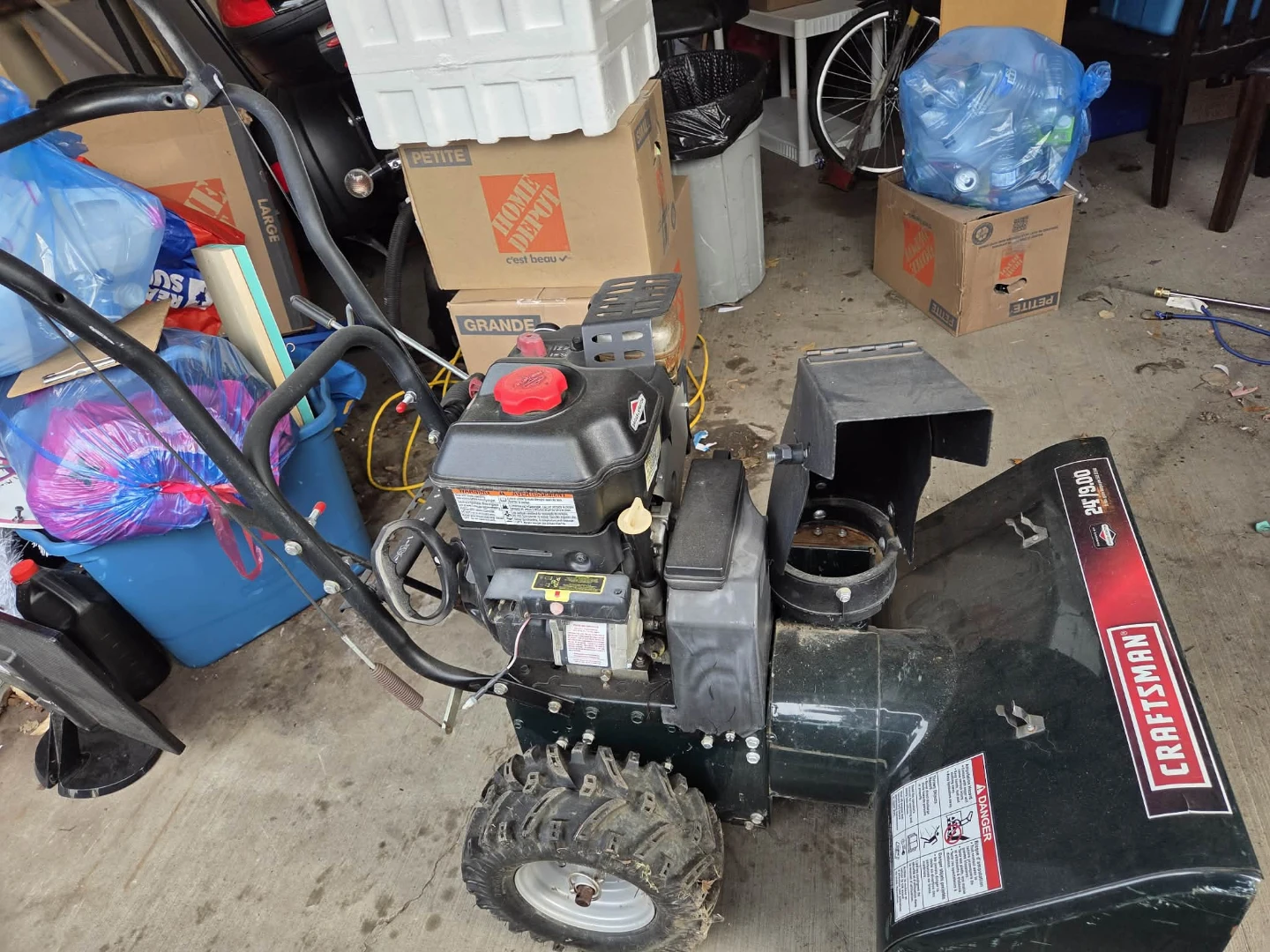 Craftsman 24" 8.0 Snow Blower - photo 2