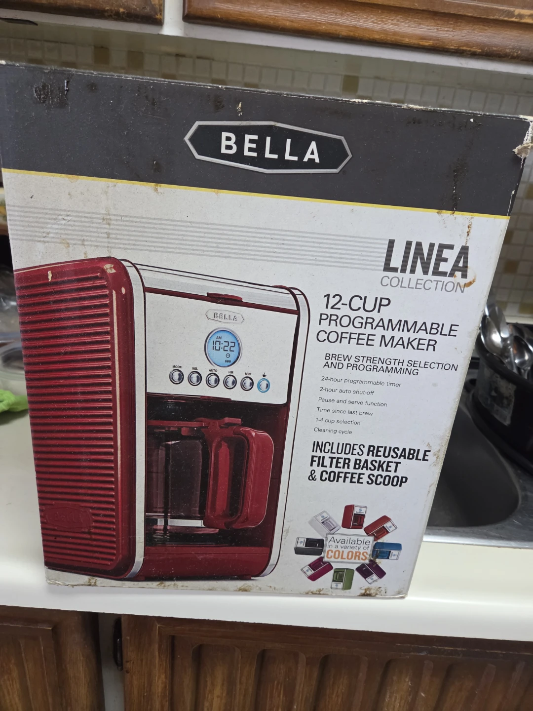 Bella Linea Collection 12-Cup Programmable Coffee Maker