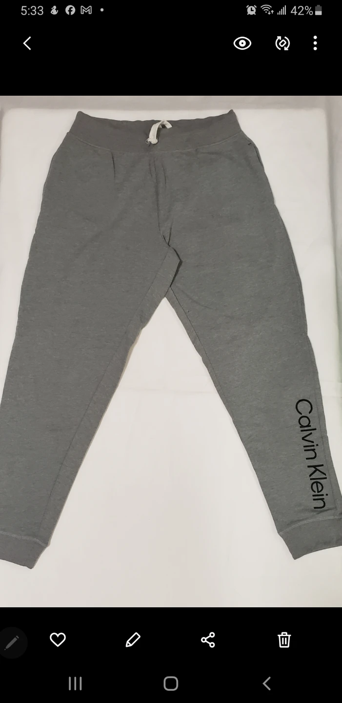 Brand new Universal Calvin Klein Sweatpants