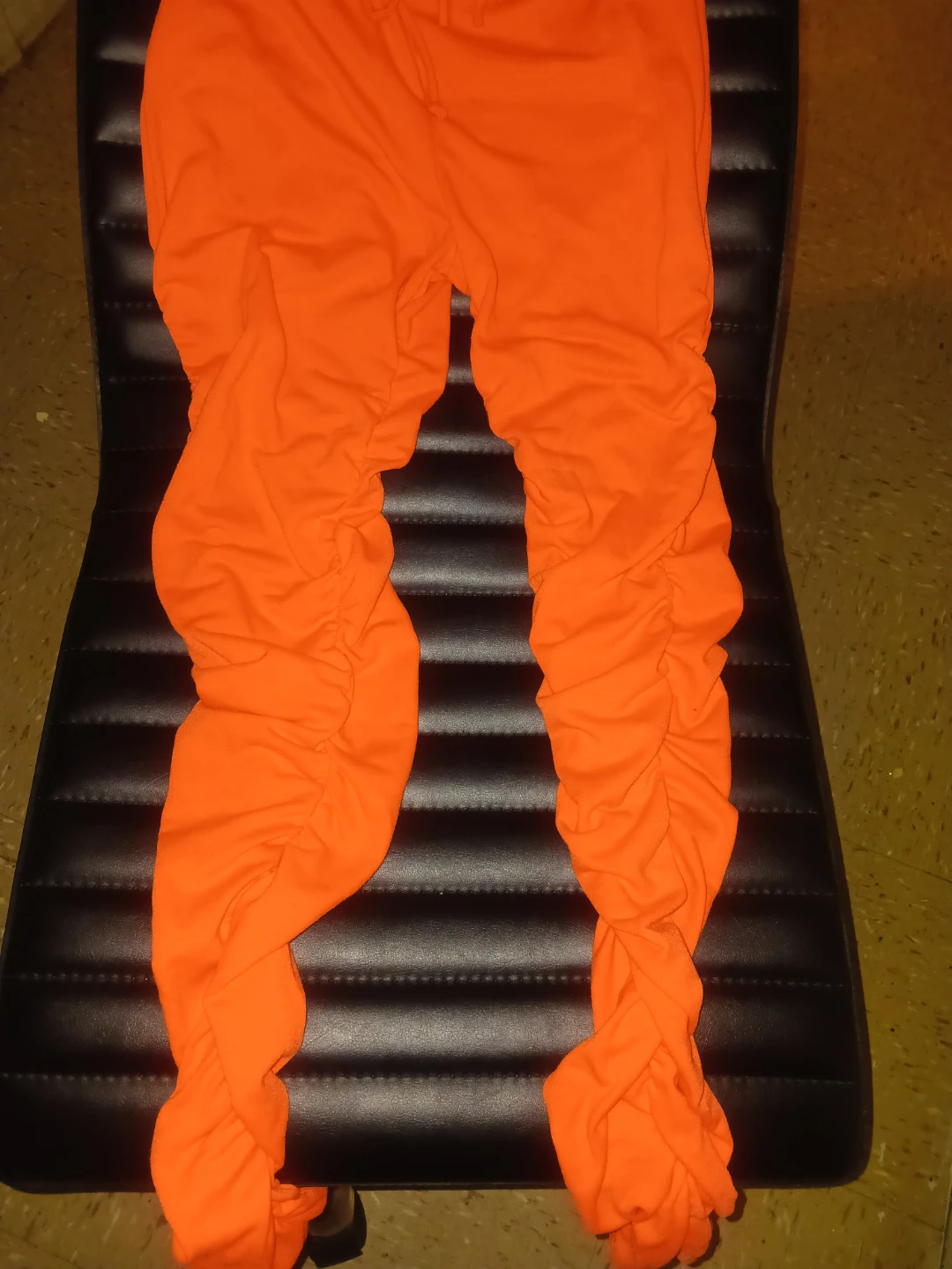Orange Ruched Leggings - photo 3
