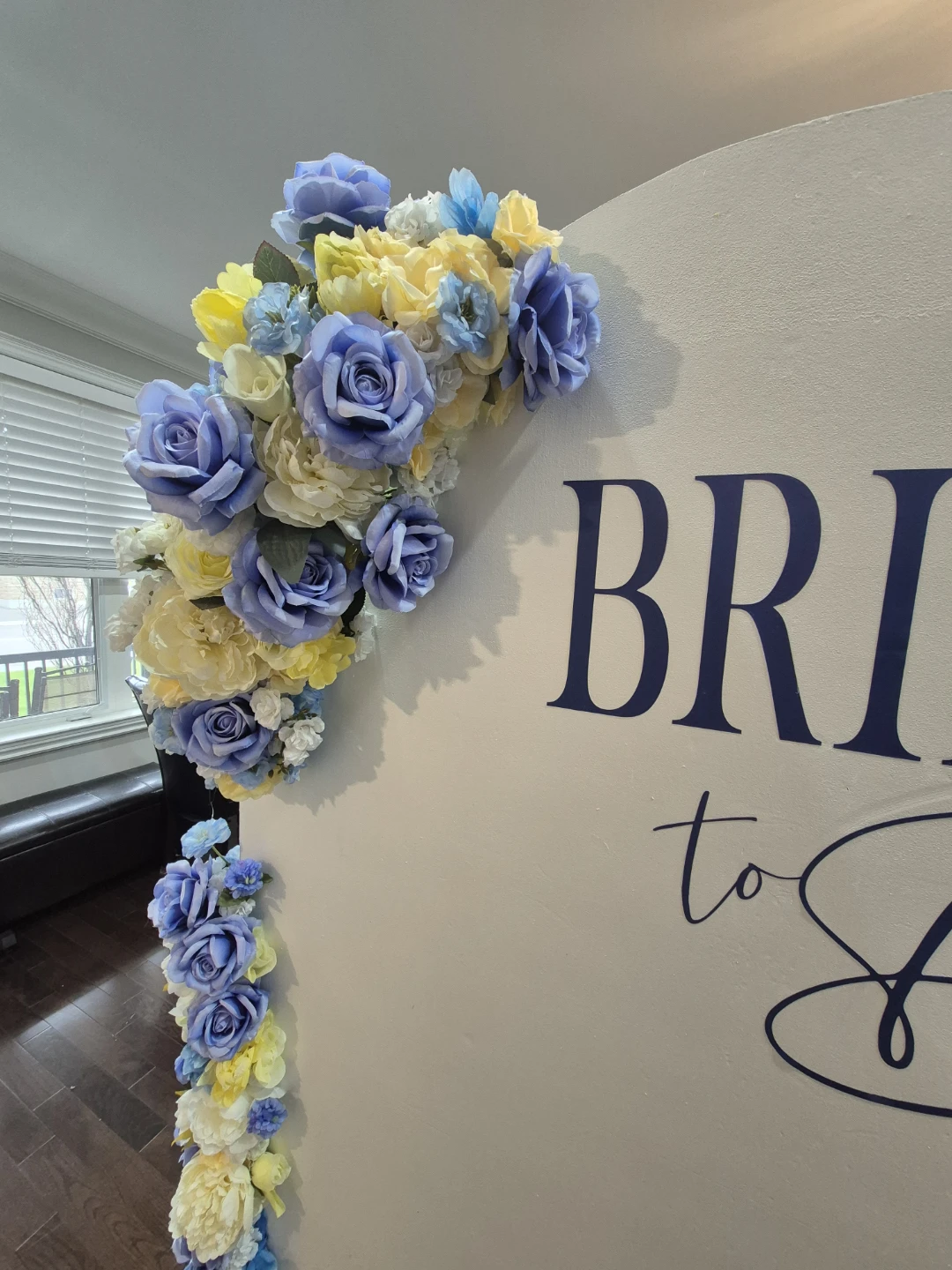 Bride to Be Arch with Floral Decor - photo 2