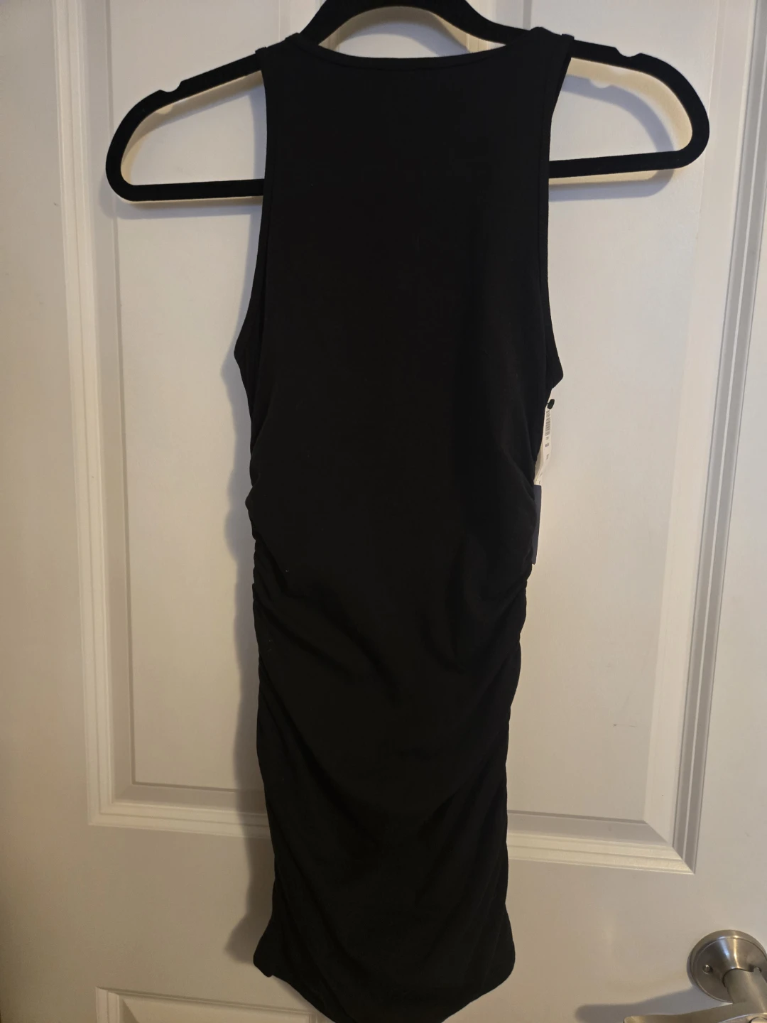 TNA Malibu Ruched Tank Dress Black XS/TP - photo 2