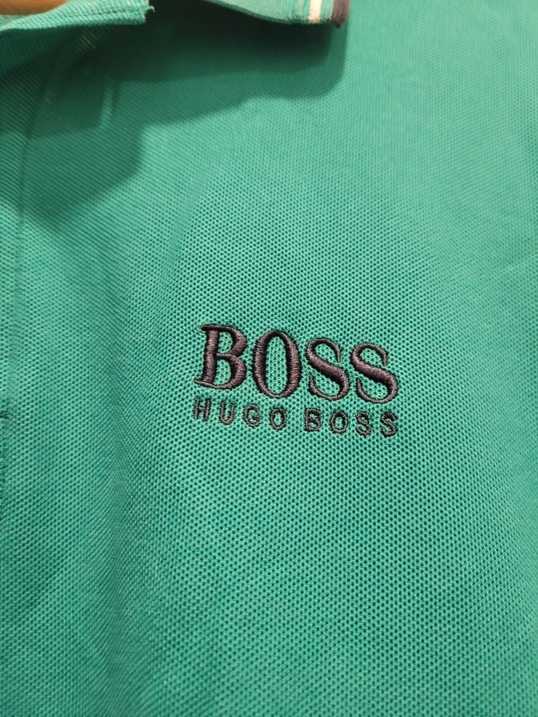 BOSS Hugo Boss Men's Polo Shirts (2) - Blue & Green - photo 3