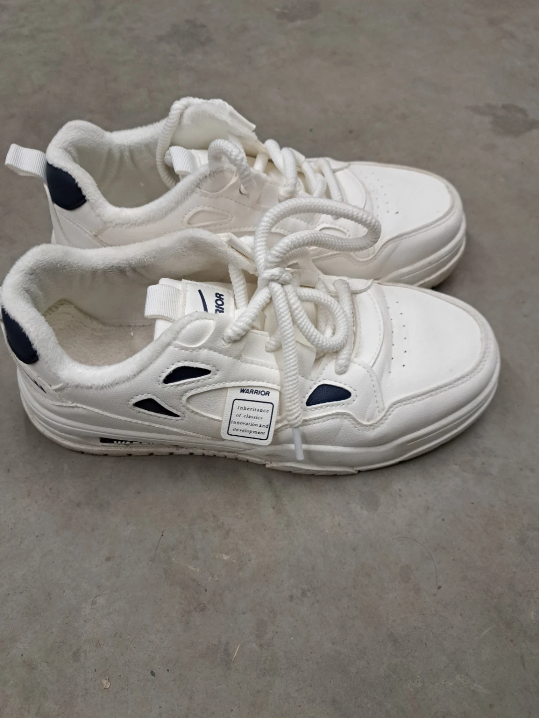 Warrior White Sneakers