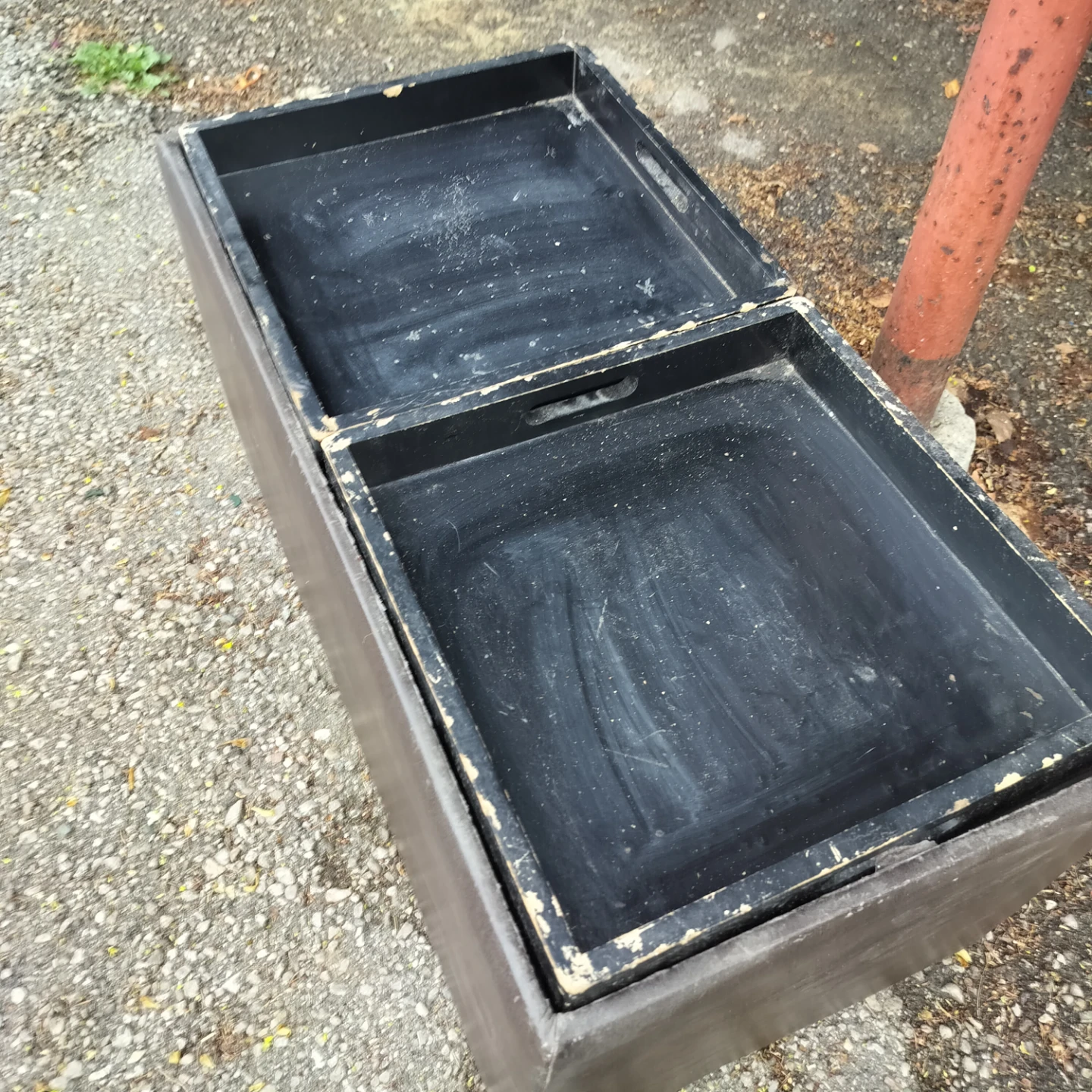 Storage Ottoman Bench with Lift-Top Trays - photo 2