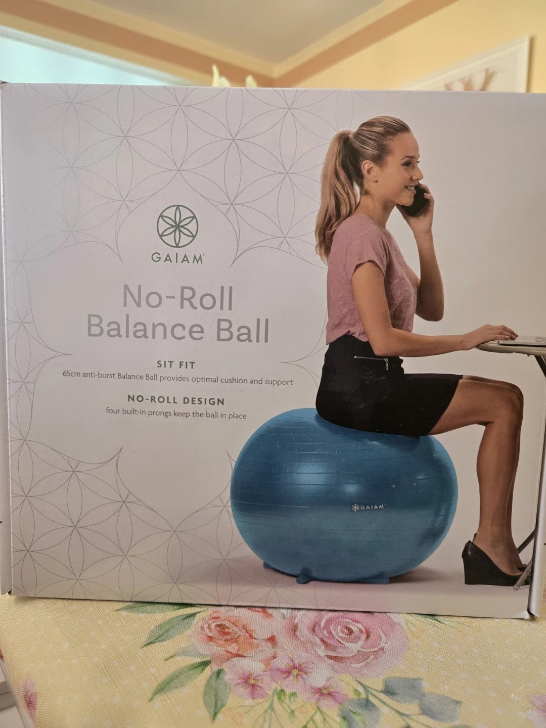 Gaiam No-Roll Balance Ball 65cm