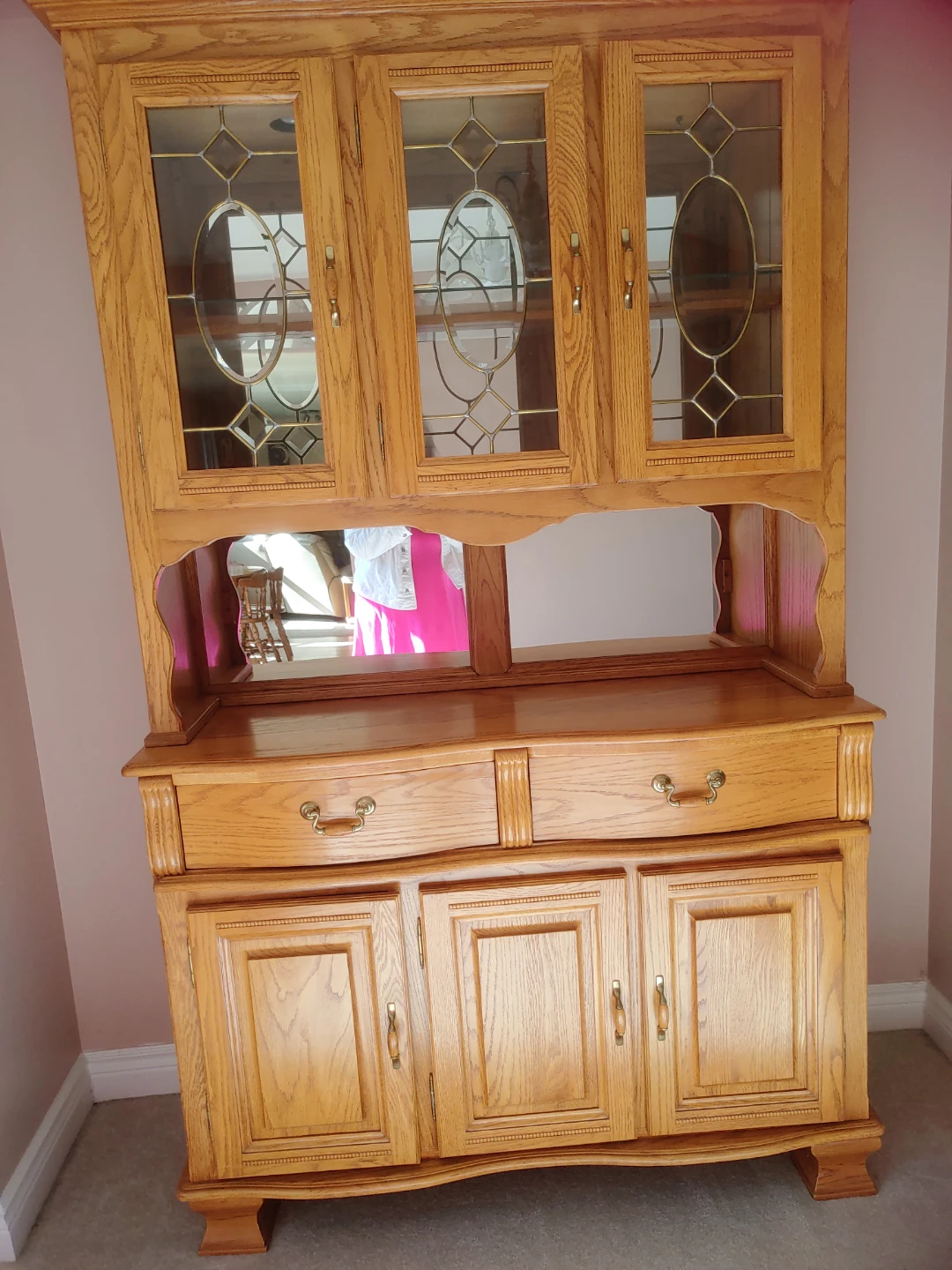Oak China Cabinet