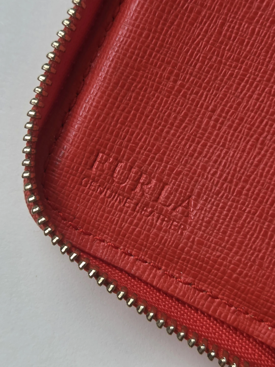 Furla Red Genuine Leather Wallet | With box - photo 2